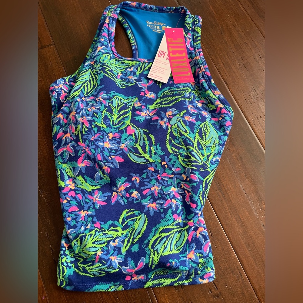 Lilly Pulitzer Vanti bra tank UPF 50+ XXS NEW